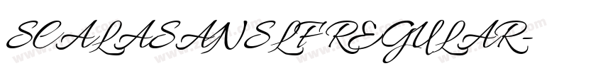 SCALASANSLF REGULAR字体转换 SCALASANSLF REGULAR字体转换